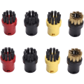 Miniatyrbilde 5 av 5: 4-pakning med runde rengjøringsbørster til Karcher SC1 SC2 SC3 SC4 SC5 SC7 damprenser Black