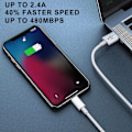 Pikkukuva 2 / 2: iPhone-latauskaapeli, 2 kpl, 1M latausjohto, nopea tiedonsiirto USB-kaapeli iPhone 14 13 12 11 Pro Max XR XS Mini 8 7 Plus -puhelimille
