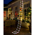 Miniatyrbilde 1 av 5: 3,2M Juletrappelys med Julenissen - 288 LED Julelys, 8 Moduser, Strømdrevet, Julepynt colorful