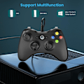 Miniatyrbillede 2 af 5: Kablet controller til Xbox 360, YAEYE Game Controller til 360 med Dual-Vibration Turbo Kompatibel