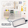 Miniatyrbillede 5 af 5: Etui, gennemsigtigt etui, etui kontor etui Black