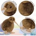 Miniatyrbilde 4 av 5: Kiwi Bird plysjleke, utstoppet dyr plysj Kiwi dukke, myk og fluffy som ekte fugleklemmeleke - Gave til alle aldre og anledninger
