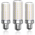 Miniatyrbilde 1 av 5: LED-maispære E27 Kald hvit 6000K, 1800LM, tilsvarer 200W halogenpære, maispære E27 LED-lys, (ikke-dimbar, 3-pakning)