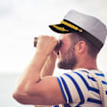 Miniatyrbillede 4 af 5: Justerbar sømandshat til voksne - Kaptajnshat til cosplay - Sømandsskib - Kaptajnshat til sømand - Marine - Admiral