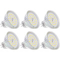 Miniatyrbillede 1 af 5: GU5.3 MR16 LED-pære 12 V, 3,8 W svarende til 40 W halogen, LED-spotpære GU5.3 kølig hvid 6000K ikke-dæmpbar 430 lumen MR16 LED-pære, 6-pakning