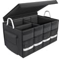 Organizerbag för bilens bagageutrymme med lock