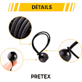 Miniatyrbild 3 av 5: 25-pack gummiband med kulhake - Bungee-snöre idealiskt för tält, presenningar, väskor, pooler, studsmattor och mer - 21 cm längd
