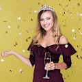 Miniatyrbillede 3 af 4: Bryllupstiara Prinsesse Dronning Tiara Hovedbånd - Krystal Tiara Krone Med Kam