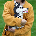 Miniatyrbild 3 av 5: Mikrobyggstenar Mini Pet Building Toy Bricks för barn Big Husky 15.74 x 5.9 x 12.59 inches