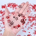 Pikkukuva 3 / 5: Tähti Konfettit Punainen Tähti Pöytä Konfettit, 30g Glitter Folio Sprinkle Konfettit, Helmi Tähti Konfettit Juhliin Halloween Joulu Koristeluun