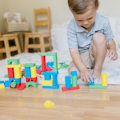 Miniatyrbild 5 av 5: 108 Skumbyggstenar | Utvecklande Leksak | Leksaksbyggstenar & Bygg | Ålder 2+ | 108-delars Set | Present till Pojke eller Flicka
