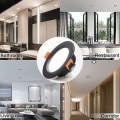 Miniatyrbillede 3 af 4: 7W LED Downlight, dæmpbar, sort, ekstra flad, 5-pak, hvidt lys 6000K, udskæring 80-90mm, til badeværelse, køkken, stue, gang