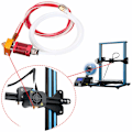 Miniatyrbillede 4 af 5: 3D-printerdysekit MK8 Hotend-kit Kompatibel med Alfawise U20 U30 Creality Ender 3 Samlet MK8 Ekstruder Hot End-kit
