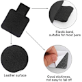 Miniatyrbillede 2 af 5: Pen Holder，6 Pack Rund Form Pen Loop Holder，Sort