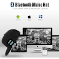 Miniatyrbillede 2 af 5: Hat med Bluetooth-højttaler Justerbar Bluetooth-hat Trådløs smart højttalerhue