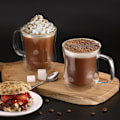 Pikkukuva 4 / 5: 2x220ml Kaksiseinäiset kahvilasit Mukit Cappuccino Latte Macchiato Lasit Kupit Borosilikaatti Lämmönkestävät Lasikupit