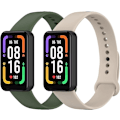 Miniatyrbillede 1 af 5: 2 stk. Smart Watch-remme Kompatibel med Redmi smart band pro armbånd, Justerbar udskiftningsarmbånd til Redmi smart band pro tilbehør