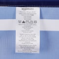 Miniatyrbilde 4 av 5: Dusjforheng i stoff - 72 x 72 tommer, for baderom 72''x72'' Navy Blue Stripe