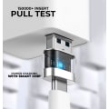 Miniatyrbild 3 av 3: USB till USB C-adapter [3-pack], USB-adapter, USB A till USB C, iPhone-laddningskontakt, USB C-kontaktkonverter för iPhone