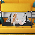 Miniatyrbild 4 av 5: Snabbfällbar myggnät, portabelt campingtält, ultralätt pop-up myggnät, myggnät för utomhuscamping
