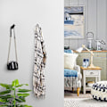 Miniatyrbillede 4 af 5: Sort håndklæde krog SUS 304 rustfrit stål moderne sort væg krog Heavy Duty Robe Hook