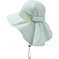 Miniatyrbilde 3 av 4: Sommerbaby Solhatt, Justerbar Beskyttelse Bredbremmet Strandhatt for Barn Jenter Gutter Black