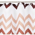 Miniatyrbilde 2 av 4: Dusjforheng i stoff - 72 x 72 tommer, for baderom 72''x72'' Orange Ombre Chevron