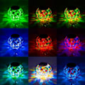 Miniatyrbillede 4 af 4: Solcelledrevet mosaikhavebelysning, farveskiftende nattelys, vandtæt genopladelig bordlampe