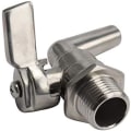 Miniatyrbilde 5 av 5: Rustfritt stål øl 1/2\" tappkran for HomeBrew fatfermenter vin øl drikke juice dispenser tapp drikkefat (1/2)