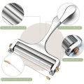 Miniatyrbilde 2 av 5: Rustfritt stål trådostehøvel - Håndholdt ostekutter for cheddar, Gruyere, Raclette, Mozzarella ostblokk, ostekruser (Sølv)