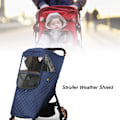 Miniatyrbilde 5 av 5: Vinter Baby Stroller Cover, Universal Stroller Vindskjerm Regn Cover for å Holde Varmt om Vinteren