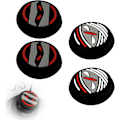 Miniatyrbillede 1 af 5: 3D Thumbstick-hætter Grip-sæt Aim Assist Caps til XBOX/360/ONE Controller Tilbehør PS4 PS5 Controller Tilbehør, Stick Tilbehør set 1