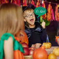 Miniatyrbilde 3 av 5: Plastik trollmann briller svart runde briller ramme ingen linser trollmann nerd briller for halloween kostymefest rekvisita (24 pakker)