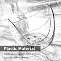 Miniatyrbillede 3 af 5: Multifunktionel badeværelse plast opbevaringsarrangør, skønhedsværktøjsholder lille badeværelse plast opbevaringshylde