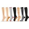 Miniatyrbild 3 av 4: 2 st Athletic Socks Kompressionsstrumpor Kompressionsstrumpor Stretchstrumpor (XXL, Hudfärg)