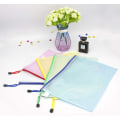 Miniatyrbild 4 av 5: 5 st plastfickor A4 mapp med dragkedja - Extra tjocka nätdokument dragkedjepåsar Ziplock-påsar plast a4-fickor skolmaterial
