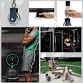 Miniatyrbillede 2 af 5: Til remskivesystem fitness kabelmaskiner LAT pulldown-maskiner, træningsudstyr