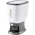 Miniatyrbild 1 av 5: 10 kg automatisk risdispenser med sköljkopp Risdispenser Risförvaring Rishink Hushållsrislåda-B