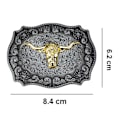 Miniatyrbillede 5 af 5: 1 stk. Guld Bæltespænde Bæltespænde, Bæltespænder Til Mænd Kvinder, Tyr