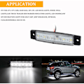 Pikkukuva 2 / 3: 10 kpl LED-kiviliuskoja auton ulkopuolelle, alle hehkuva pyörän lokasuojan valaisusarjat, vedenpitävät maastoautoille, kuorma-autoille ja moottorikelkoille