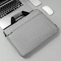 Miniatyrbillede 2 af 5: Klassisk Laptop Taske, Slank Aktentaske Tote Taske, Vandresistent, Skum Polstret, Anti-kollisionsbeskyttelse, 15,6 tommer