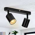 Pikkukuva 1 / 5: LED-kattovalaisin, kattovalaisin pyörivä (ilman lamppua) Black