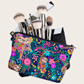 Miniatyrbillede 5 af 5: Makeup Taske, Kosmetiktaske til Rejser, Makeup Pung, Rejse Organizer Taske, Bærbar Rejsetaske Til Kvinder Damer Piger (Sloth)