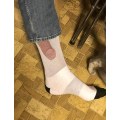 Miniatyrbild 5 av 5: Julklappstrumpor Varma strumpor Jultomten Småbarn Vinter Höststrumpor Stitch Vävda Mid Calf Strumpor