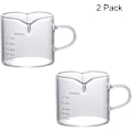 Miniatyrbillede 2 af 5: 2 stk. Mini Espresso Shot Glas Kopper 3oz Triple Pitcher Lille Kande Krus Mål Kop