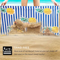 Miniatyrbillede 3 af 5: Oversized Mikrofiber Svømme Strandhåndklæde, Kvinder Mænd, Hurtigtørrende Håndklæde, Anti Sand Strandhåndklæde
