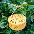 Miniatyrbilde 4 av 5: Myggspiralholder, Retro bærbar hjem og camping myggspiralbrenner (gul)