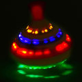 Miniatyrbillede 5 af 5: Snurretop Legetøj med LED og Musik Peg Snurrende Snurretop Legetøj Gaver til Børn