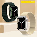 Miniatyrbilde 3 av 5: Kompatibel med Apple Watch8-reimer, klokkestropp med magnetisk spenne, silikonklokkestropp 42/44/45/49mm, erstatningsreim for iWatch-reimer SE/7/6/5/4/3/2/1
