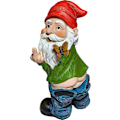 Miniatyrbild 1 av 4: Mood Lab Trädgårdstomte - Byxor Ner Tomte - 9,3 Tum Hög Staty Trädgård Figur